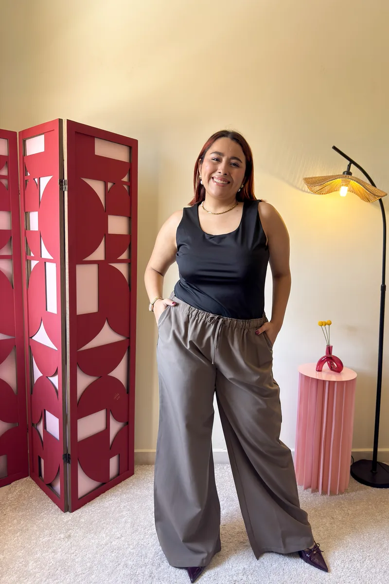 Pantalón Palazzo Taupe — BOLEM El Salvador