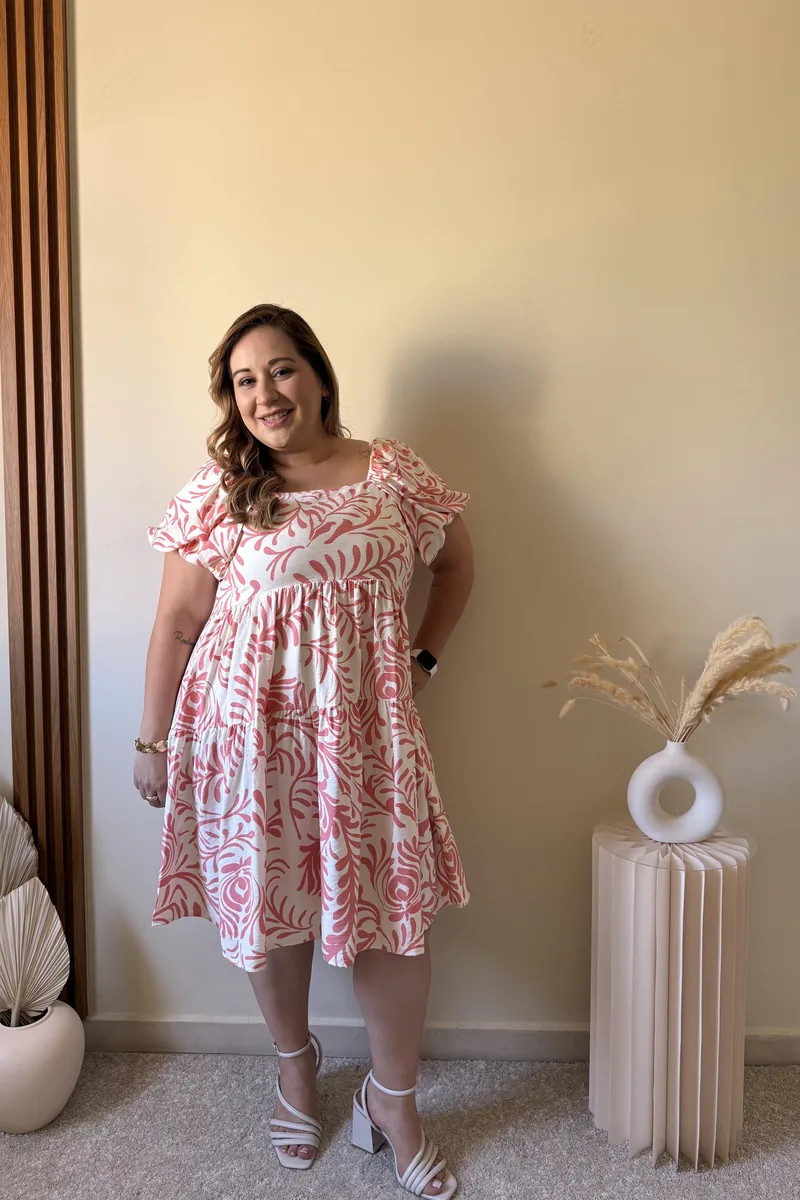 Vestido Floral Rosa — BOLEM El Salvador
