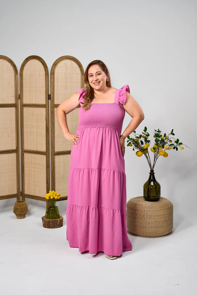 Vestido Maxi Smocked — BOLEM El Salvador
