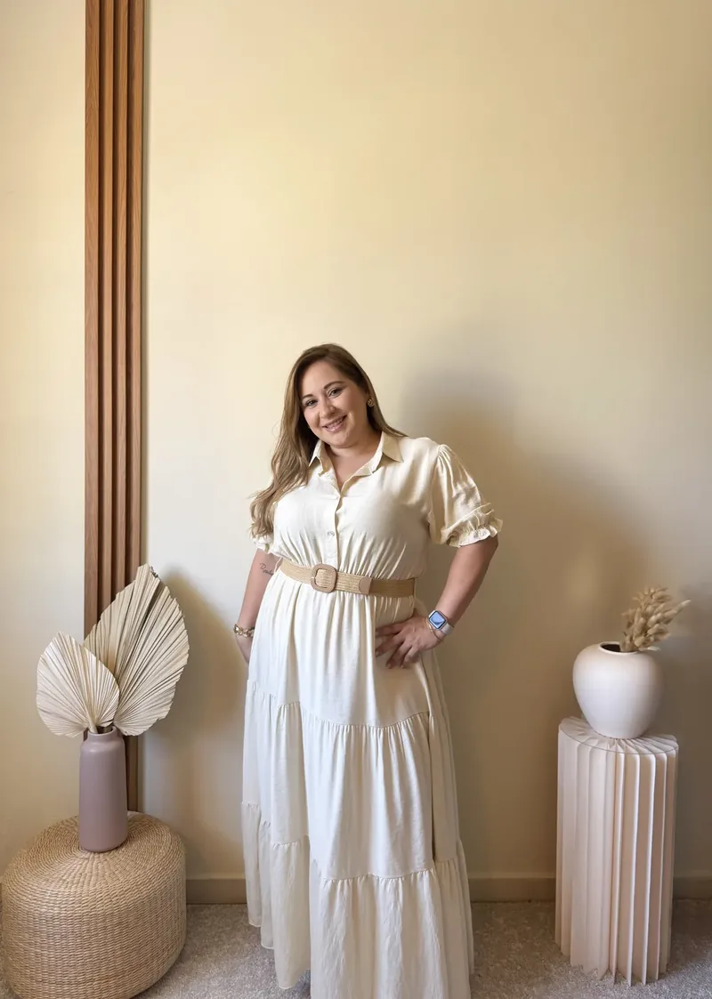 Vestido Shirtdress plus size, tallas XL–1XL — BOLEM El Salvador